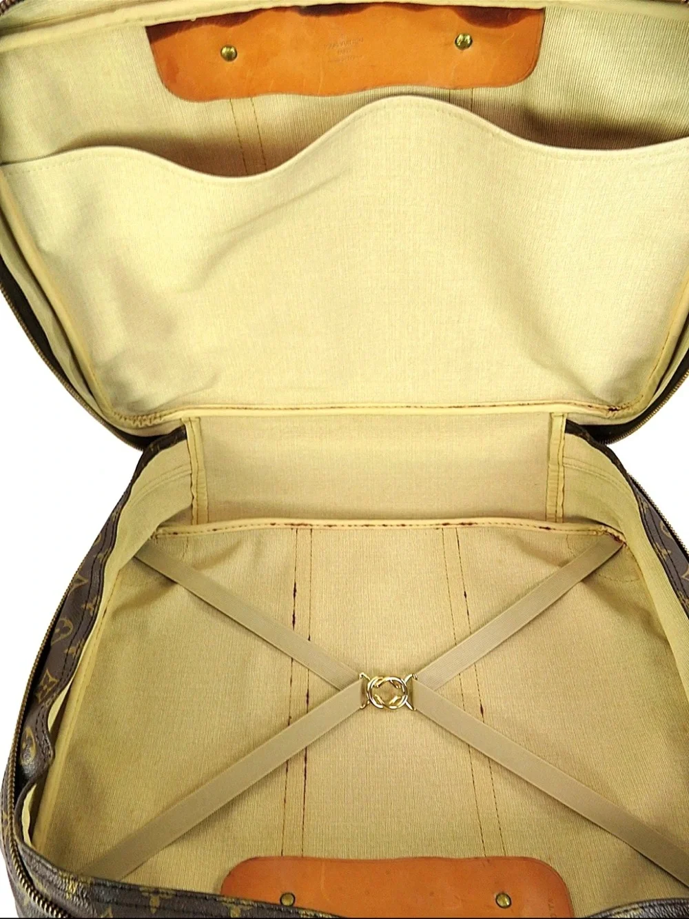 Louis Vuitton Monogram Travel Briefcase in Brown and Tan